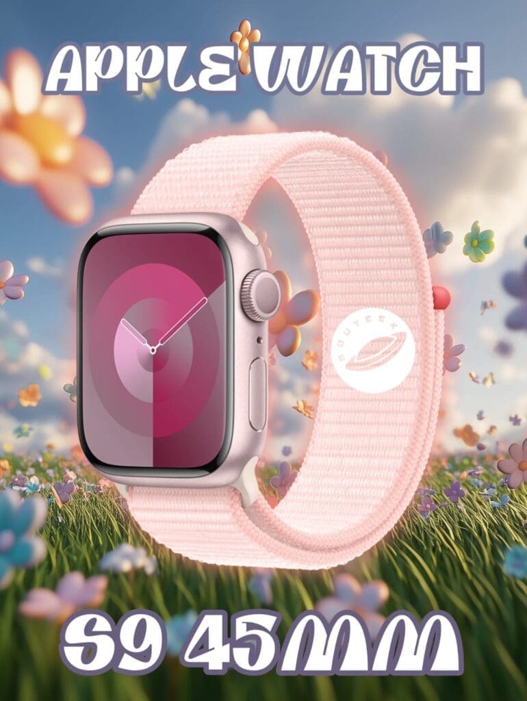 Apple Watch Series 9 GPS 45 mm rosa