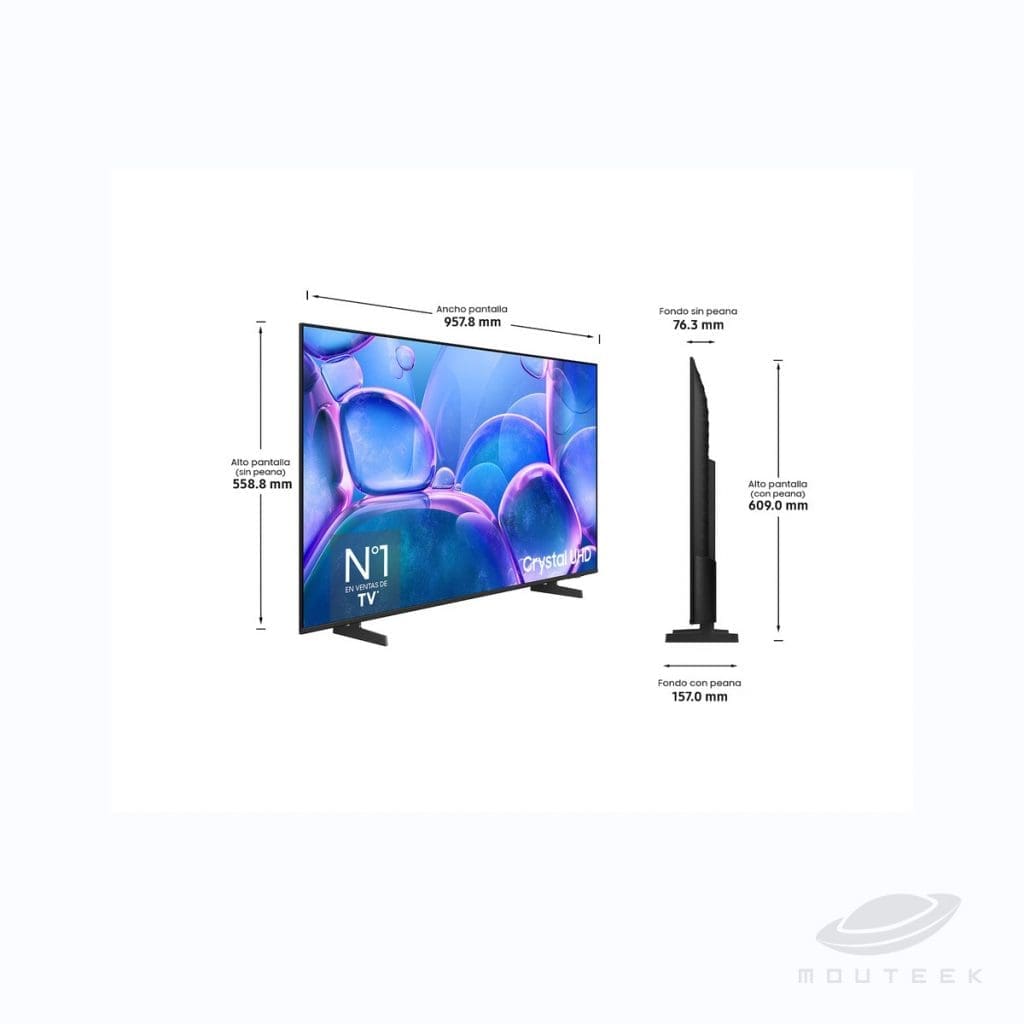 Samsung 43" Crystal UHD 4K Smart TV U8200F 2025