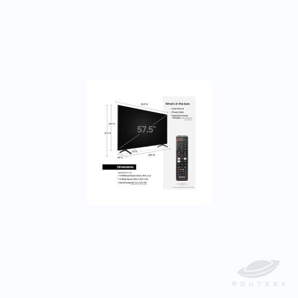 Samsung 58" Crystal UHD 4K Smart TV UN58U8000